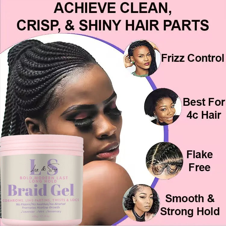 Lay and slay braid gel