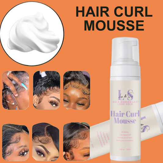Lay and slay hair mousse